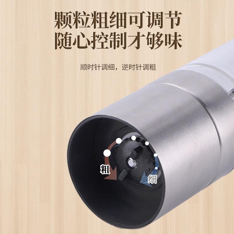 Yüksek Kaliteli Paslanmaz Çelik Manuel Tuz Karabiber Değirmeni Öğütücü Taşınabilir Mutfak Öğütücü Aleti