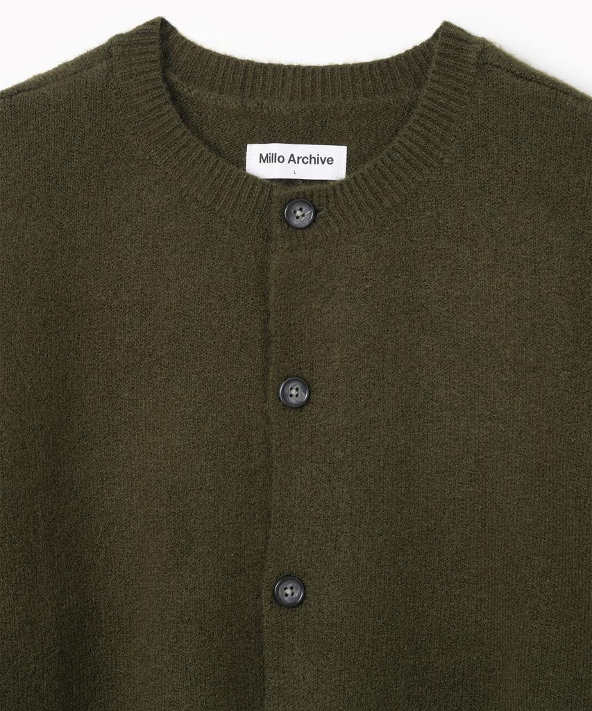 Millo Archive Crop Move Cardigan [Khaki] (B Type)
