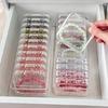 Portable Bracelet Storage Container Clear Acrylic Bracelet Container Dustproof Display Box for Jewelry Enthusiasts