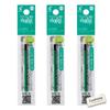 Frixion Refill LFBTRF12EF Green for Extra Erasable Ballpoint Lushena Original Select 0.5mm 3-pack Multi-Color Pens, Fine, Pen,