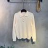 C S In The Room Women Koya Collar Half Open Rib Long Sleeve Knit 4Color
