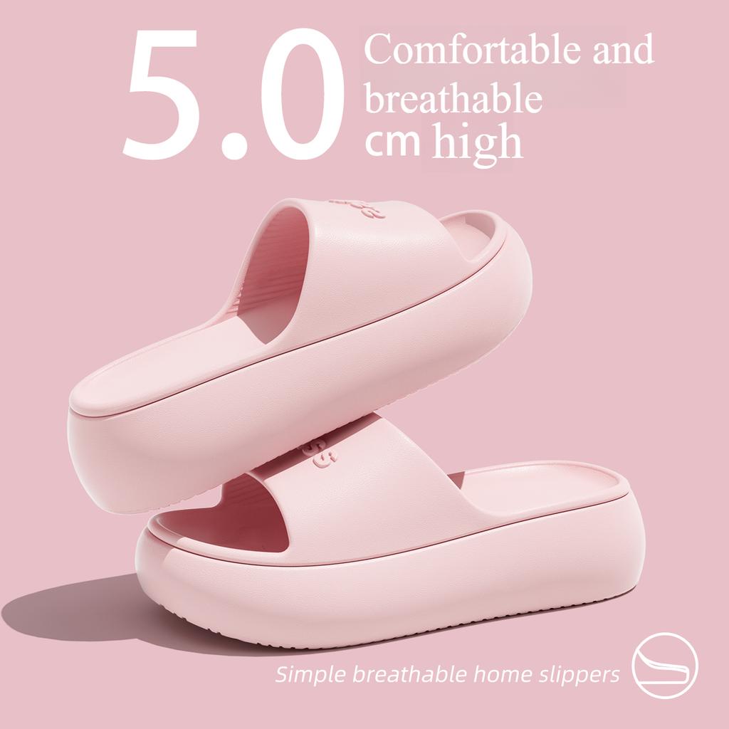Slippers for women in summer, worn by the beach, height increasing, thick soled, anti slip, cool slippers for women