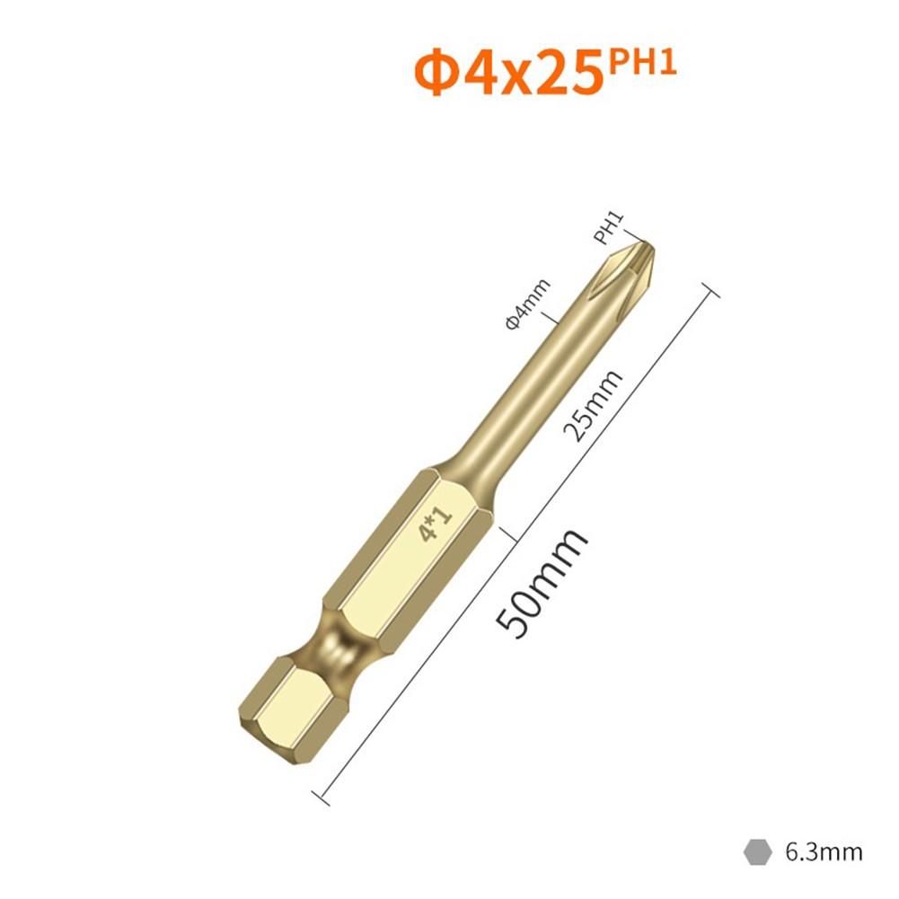 Alloy Steel Screwdriver Bit High Hardness Magnetic