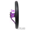 ALTEED Sports Steering Deep Cone Model Purple Spoke X Carbon Design External Car Steering Wheel 350