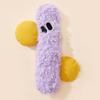 Plush Cat Chew Toy Squeaky Stuffed Microphone Kitten Teething Toy Cat Kicker Toy for Indoor Cats Solo Entertainment