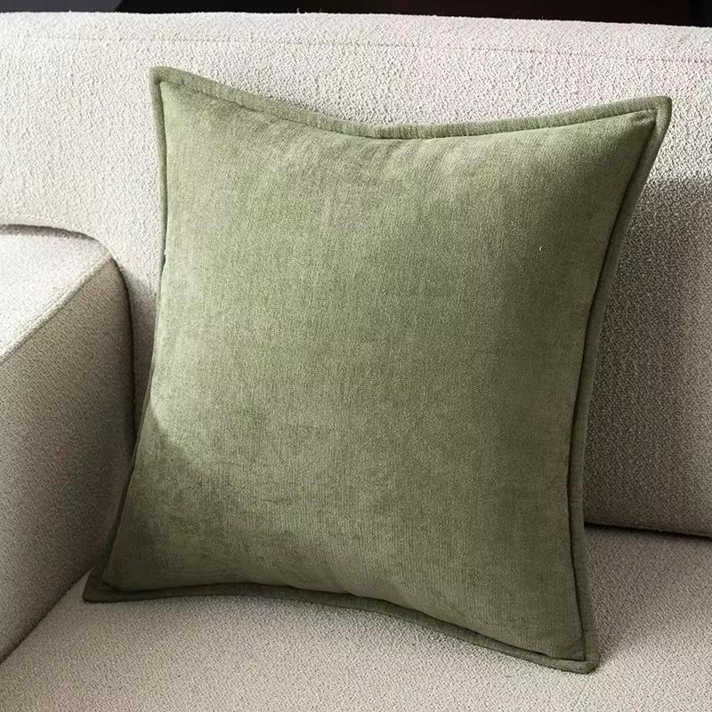 Retro Soft Chenille Throw Pillow Covers Elegant Design for Sofa Bed Living Room Home Decor