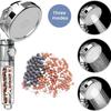 High Pressurized Filter Shower Head 3-Mode Adjustable Shower Spray Massage Rain Faucet Shower Set Bathroom for Accessory