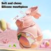 690ML Children Water Bottle Cartoon Plastic Water Cup With Straw Lightweight Anti-falling Straw Cup For Kids Drinkware
