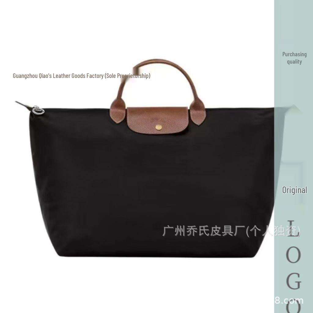 Wysokiej jakości Wodoodporna Torba Tote z Nylonu z Wkładką Smoka - Unisex Duża Pojemność Torba Podręczna na Ramię i na Krzyż