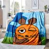 Die Maus Thema Bedruckte Decke - Perfekt für Sofa, Bett, Reisen & Outdoor-Nutzung | Maschinenwaschbar, Gemütlich & Langlebig.