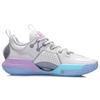 Li Ning All City 9 Basketball Shoes Men's Low top Gray/Blue/Pink ABAR005-B