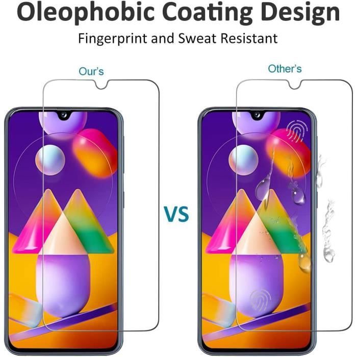 Film Protecteur - LittleMonkey - Samsung Galaxy A31 - Verre Trempé - 2 Pièces - Résistant aux Rayures
