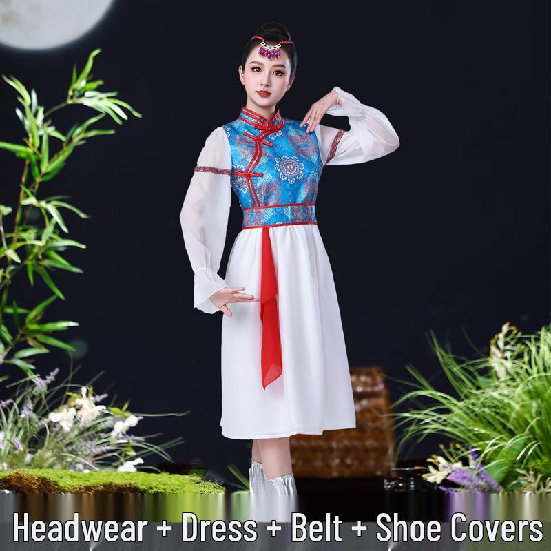 Mongolian Ethnic Dance Performance Costume S