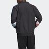 adidas Originals TRICOL Jacken Herren Schwarz Stehkragen Moderat Sonstige GN3582