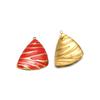 5pcs Stainless Steel Enamel Triangle Charms for DIY Jewelry Findings Necklace Pendant Bracelets Earrings Making Eardrop Supplies