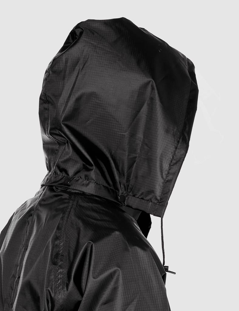 מעיל גשם ביגוד גשם [Kurodaruma] גברים 49-שחור
