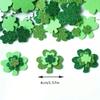 80pcs St. Patrick'S Day Four-Leaf Clover Foam Stickers, Holiday Decoration Paper Decals,Party Decorations,St.Patrick'S Day Party