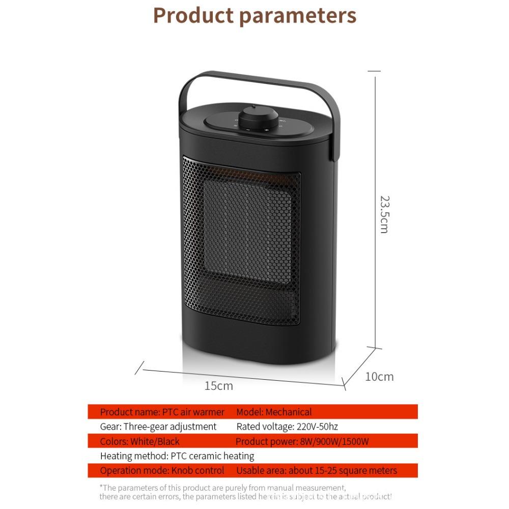 Mini încălzitor mic Încălzitor de uz casnic vertical Încălzitor termic de trei secunde Ceramică PTC