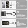 Handgelenk-Lanyard-Hülle für Samsung Galaxy S26 S24 S25 Ultra S23 S25 FE A57 A17 A37 A56 A16 A55 A54 A15 A25 A54 Lotus-Druck TPU-Hülle
