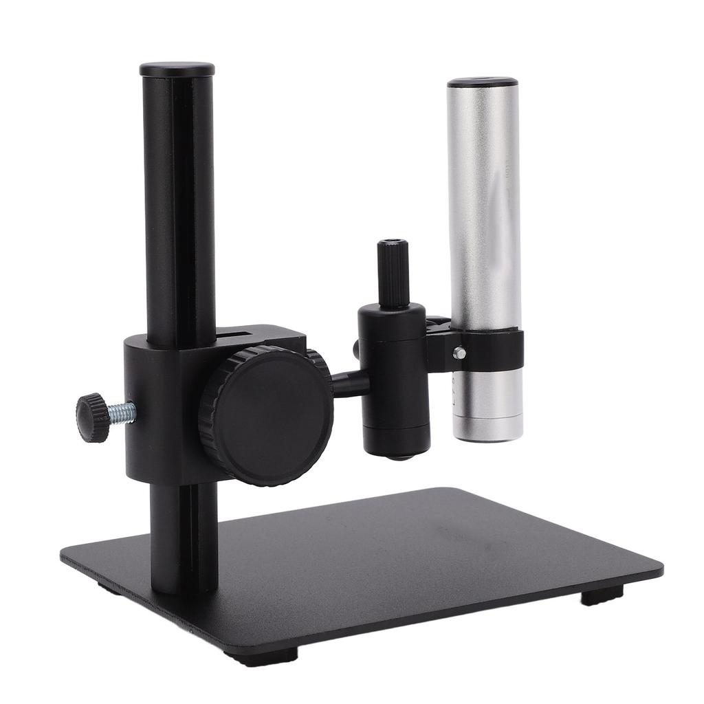 Digital USB Microscope 12MP Photosensitive Chip 750X 400X 1500X Lens Mini Electron Microscope with Ring Light for CNC