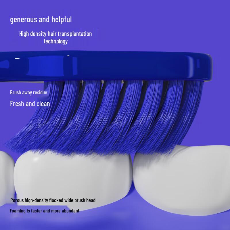 Cansban Wide-Head Soft Bristle Toothbrush (4-Pack)