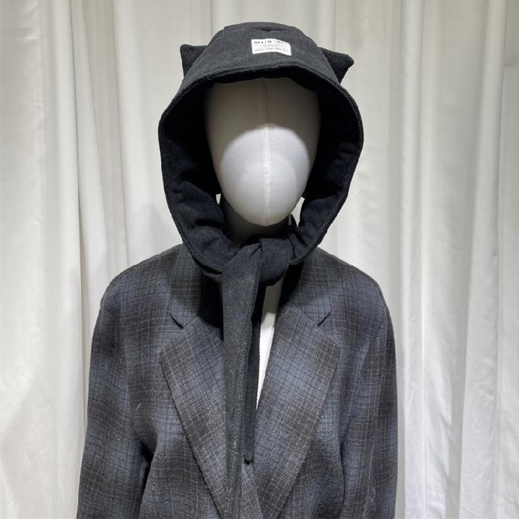 Pullover Ear Flap Caps Adult Devil Horn Trapper Hat Cold Weather Warm Trapper Hat