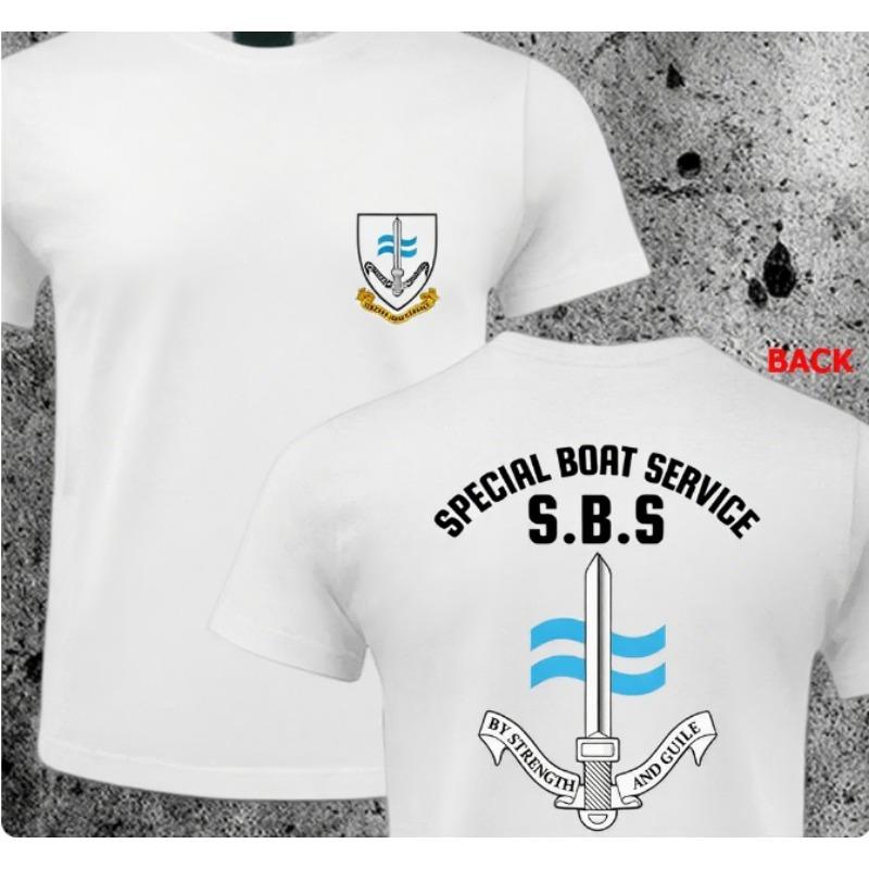 Trend 26 Summer New British Special Boat Team SBS Special Forces Sea and Land Special Forces SAS Short Sleeve TShirt