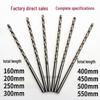 High-Speed Steel Extended Twist Drill Bit - Straight Shank, Sizes 3.1 To 3.9