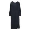 THIRD MAGAZINE A0833UA Black Crew Neck Long Sleeve Dress Dress 2 blackUsed