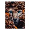 Flower Jungle Animal Lion Tiger Leopard Deer Abstract Wall Art Poster Grand Styel Canvas Painting Decoration Living Room Decor