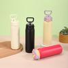 Water Bottle Outdoor Portable Sports Kettle 101 Stainless Steel Thermos Cup Bouncing Straw Cover Portable Space Pot