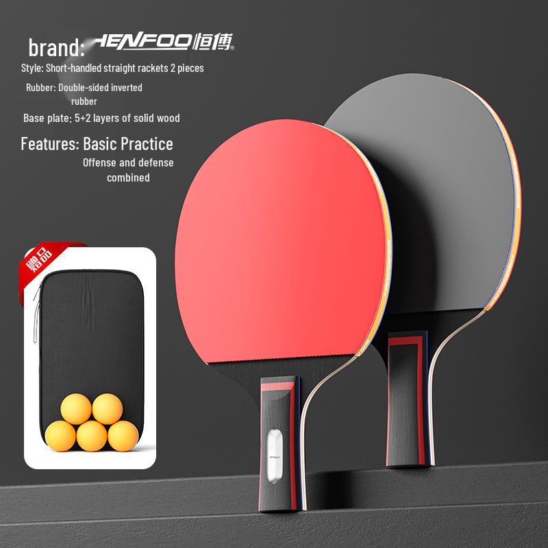Hengfu 3-Star Table Tennis Racket Set for Beginner Students