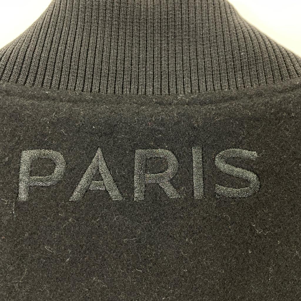 PARIS SAINT GERMAIN Black wool varsity jacket Jacket M blackUsed