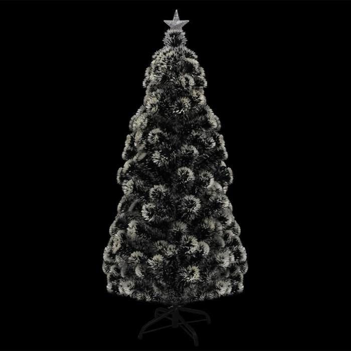 VidaXL Arbre de Noël Pré-éclairé avec Support, Sapin de Noël avec LED, Décoration de Vacances, Ornement de Fête Intérieur 242428