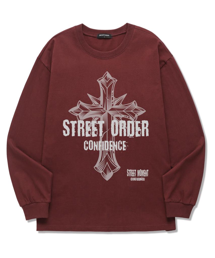 VANNWORKS Street Order Long Sleeve (Vls0212) Burgundy