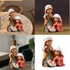 Cartoon Miniature Nativity Scene Statue Religious Home Decors Resins Holy Family Figurine For Christmas Celebration