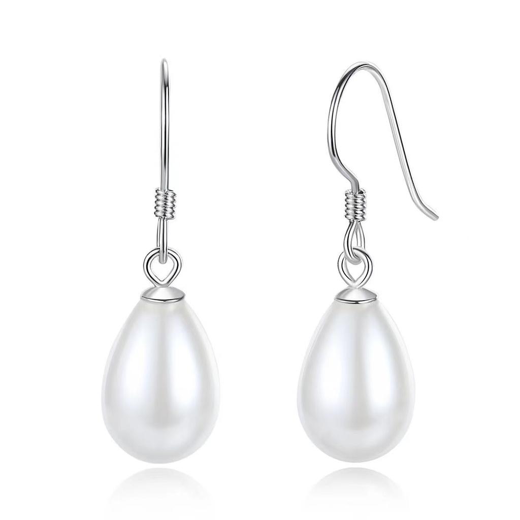 10/14/16/18mm 5Pcs Bright Water Drop Pearls Loose Beads DIY Pendant Bracelet Necklace Earrings Fashion Imitation Pearl Jewelry Accessory
