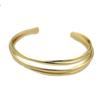 2024 Trendy Multi-Strand Intersecting Opening Bracelet for Women - KC Gold Light Luxury Niche Exquisite Armlet