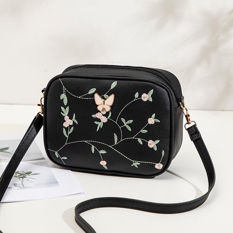 Fashion Bow Camera Bag, Simple Flower Women's Bag, Casual Small Square Bag, Shoulder Messenger Bag, Women's Bag.