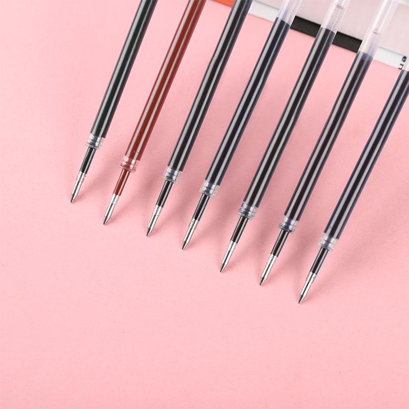 10pcs K35 0.5MM Gel Ink 10 Color Colorful Refill 110MM Length Refill for Press Gel Pen Stationary Cute Pens Ink  Back To School