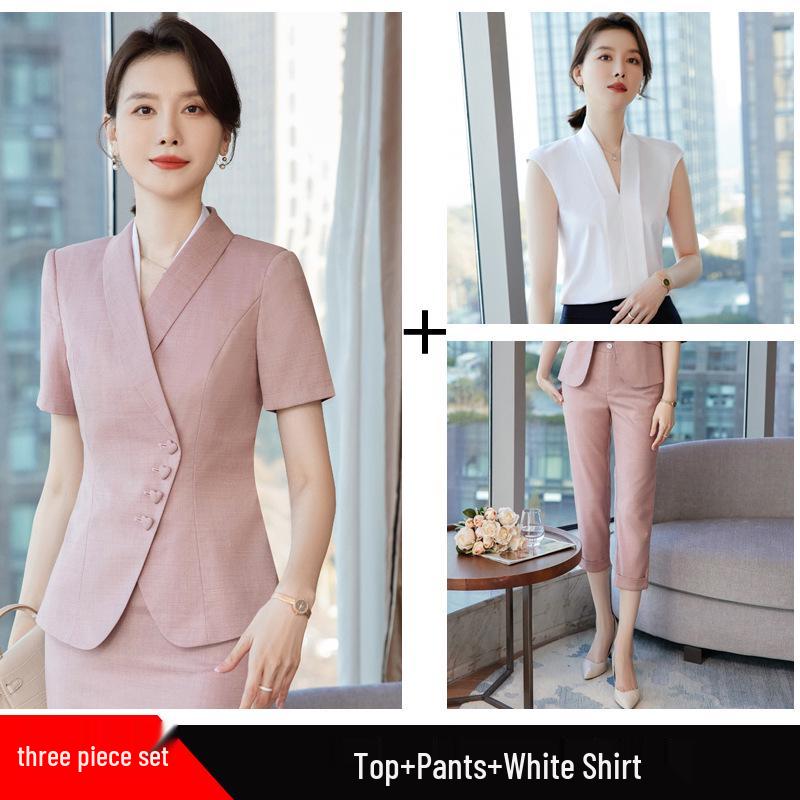 Women's Summer Salon & Office Professional Suit Set