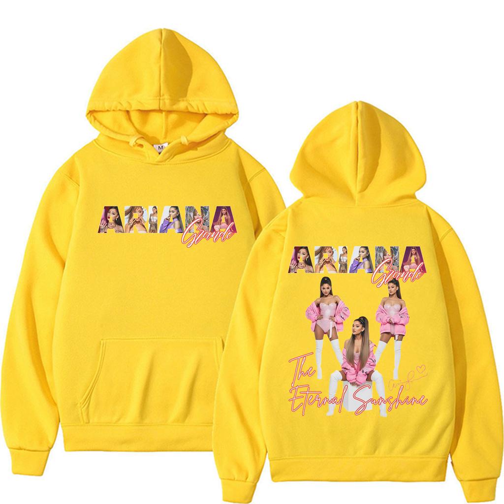 Unisex Woman'sAriana Grande Eternal Sunshine Tour 2026 Hoodies Men Women Fashion Aesthetic Long Sleeve Sweatshirt Harajuku High Quality Hooded