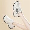 Autumn and Winter New Thick-soled Heightening Dad Shoes Fashionable Round Head Lace-up Casual Sports Versatile Women's Shoes