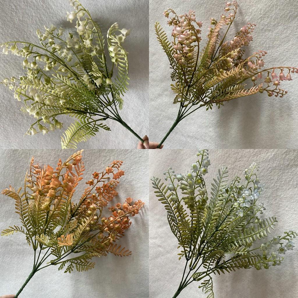 Artificial Plastic Flexible Hemiboea Bicornuta Plants Table Decoration