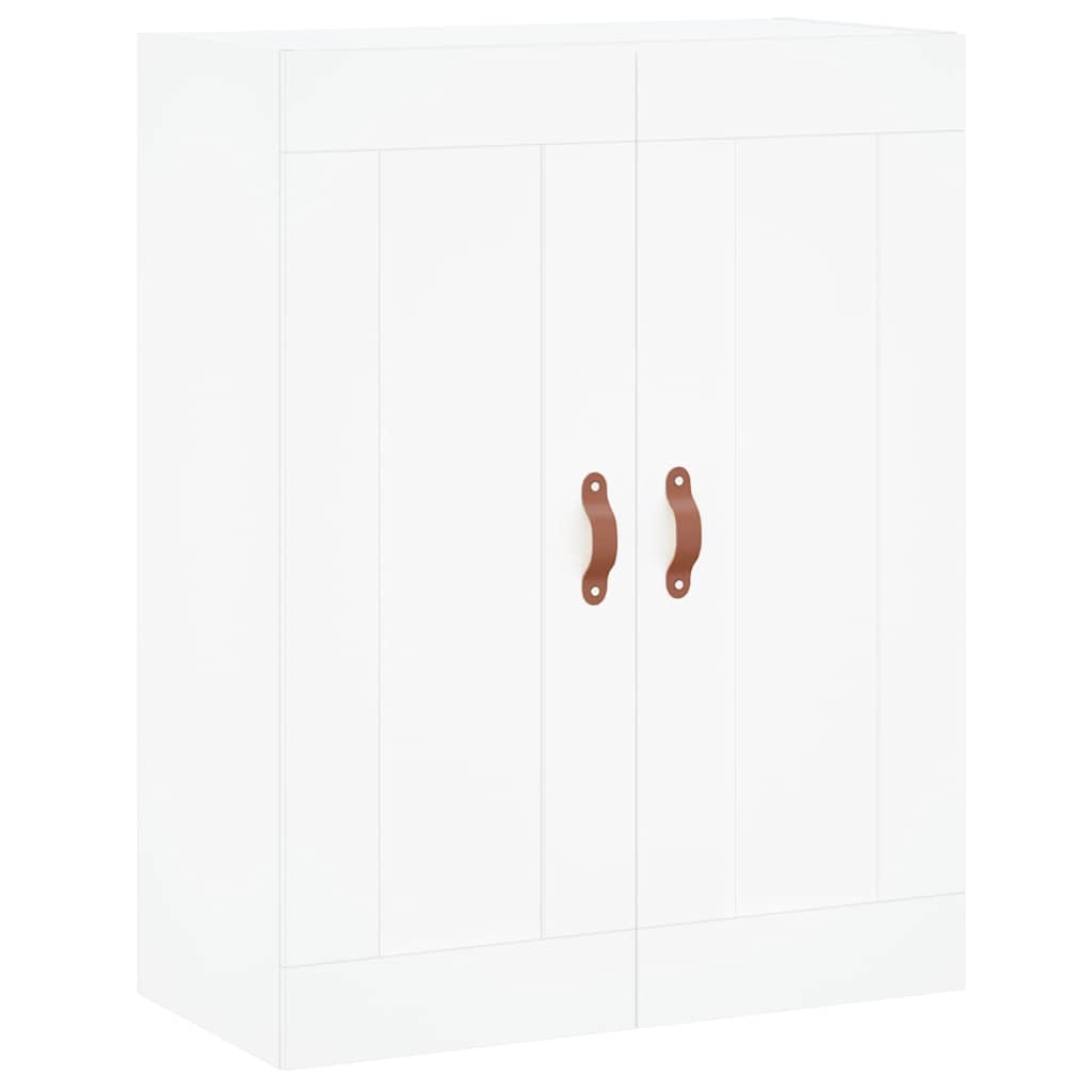 Highboard in White 69.5 x 34 x 180 cm engineered wood