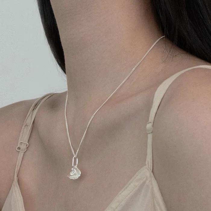 Flower Necklacesilvere925