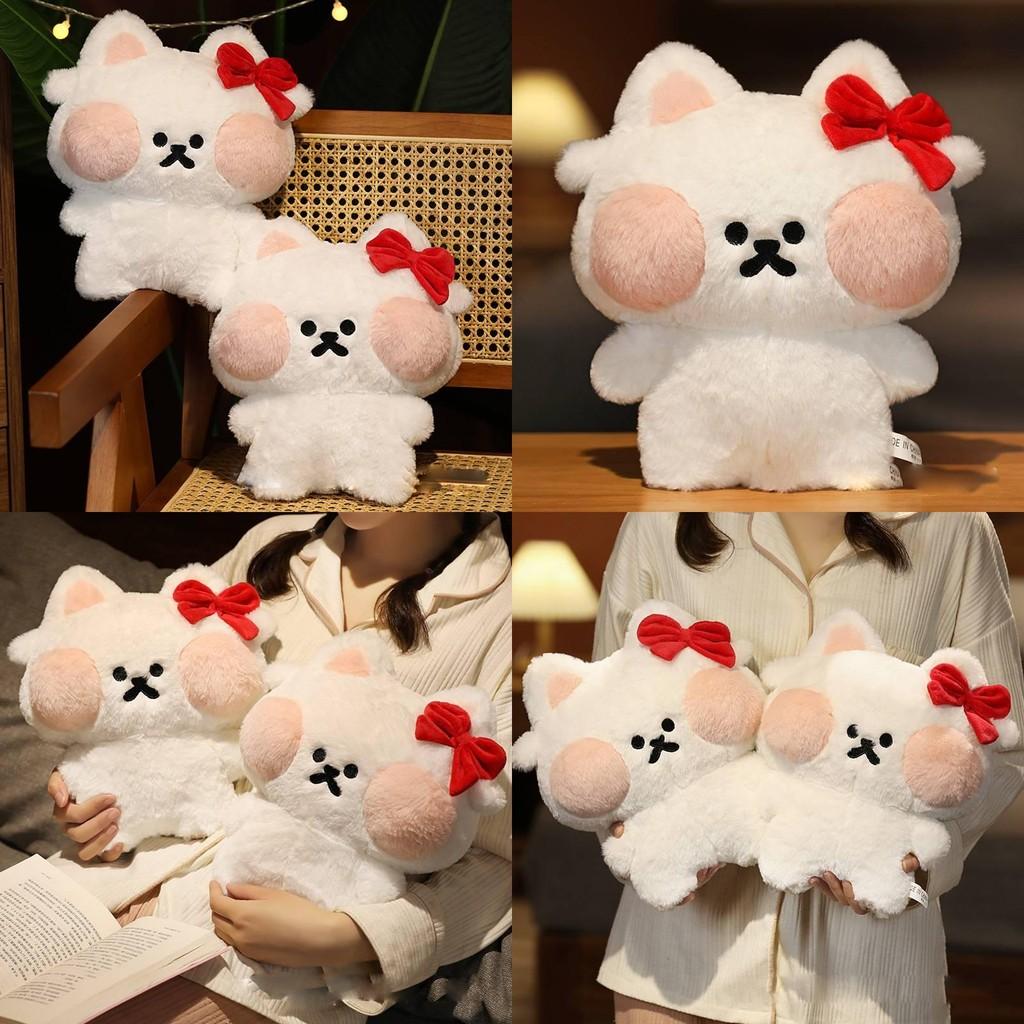 Ball Rice Kitten Plush Stuffed Toy Animal Doll Room Decor Girl Birthday Gifts