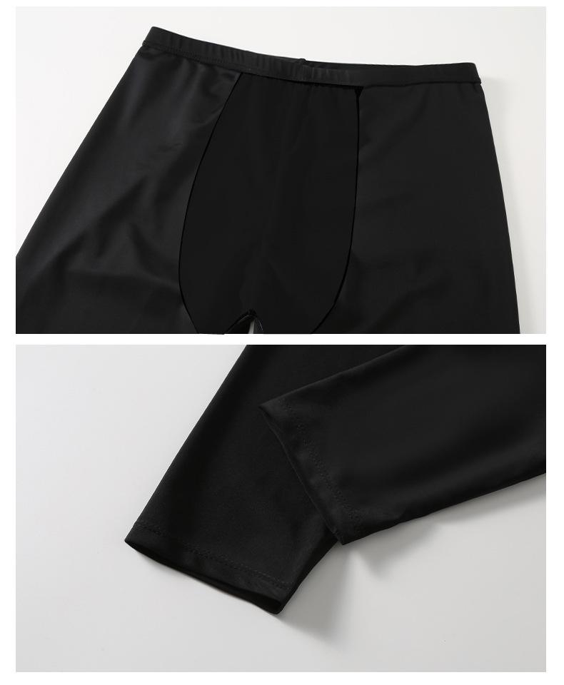 Costume da bagno da uomo ad asciugatura rapida con protezione solare: Vestibilità lunga ed elastica per snorkeling, surf, spiaggia e altro ancora. Taglie Forti Disponibili.