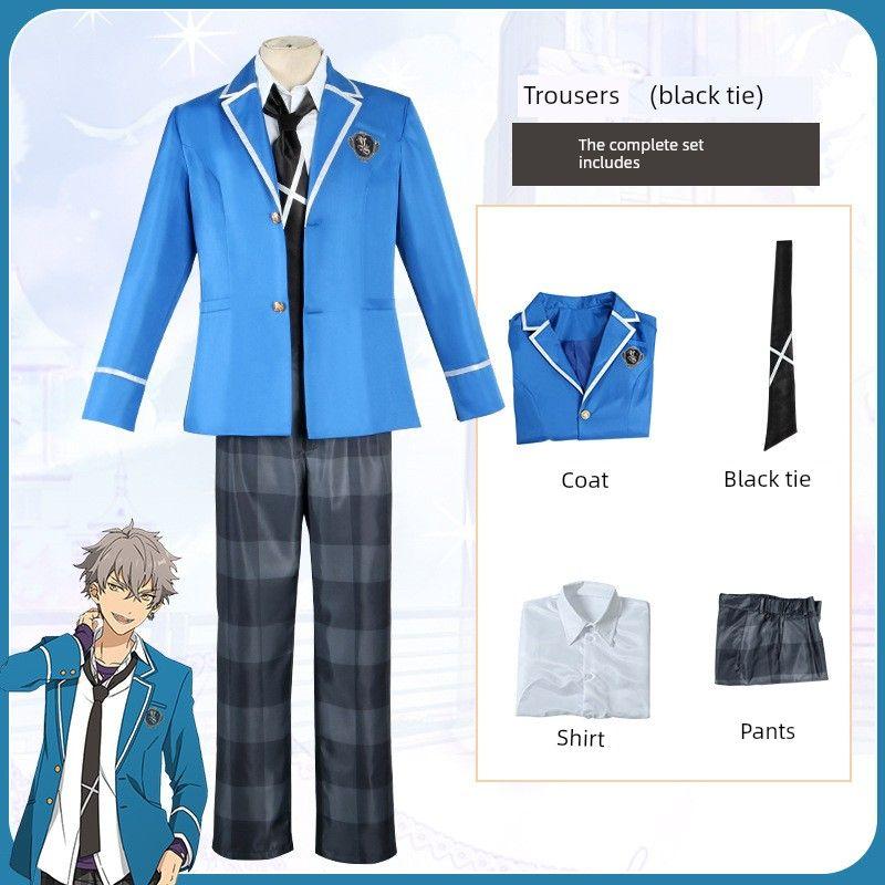 Idol Dream Festival Ice Eagle Beidou Cosplay School Uniform Male and Female Student Uniform Anime Set Female Character Cosplay Costume