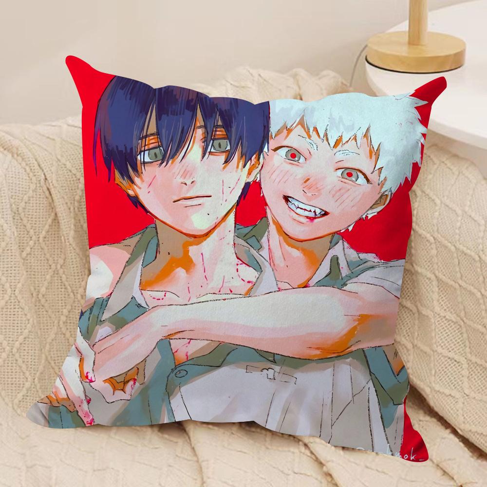 The Summer Hikaru Died Cushion Cover Soft Plush Fabric Double-Sided Printed Sofa Cushion Cover for All Seasons Home Decor Gift